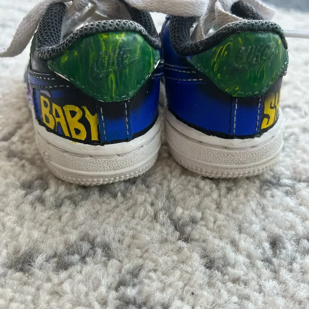 Custom Baby Shark Nike Air Force 1 Sneakers 4C